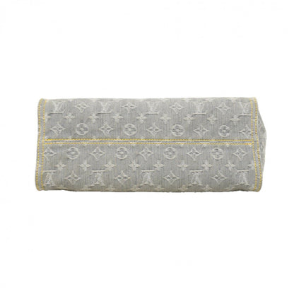 Louis Vuitton Handbag Monogram Denim On The Go MM Washed Gray 2-Way — view 3