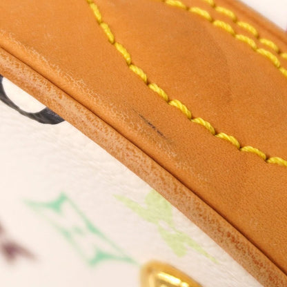 Louis Vuitton Tote Monogram Multicolor Bucket Flange Blanc — view 6