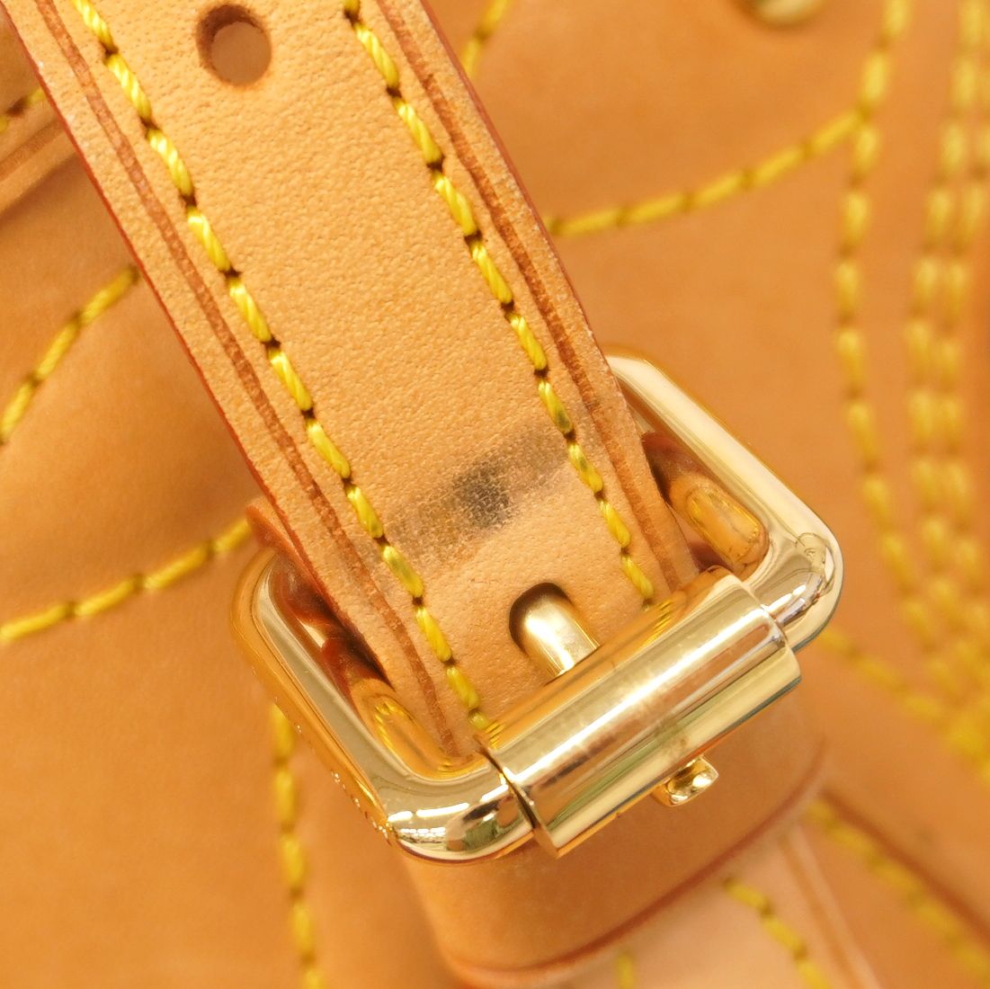 Louis Vuitton Tote Monogram Multicolor Bucket Flange Blanc — view 9