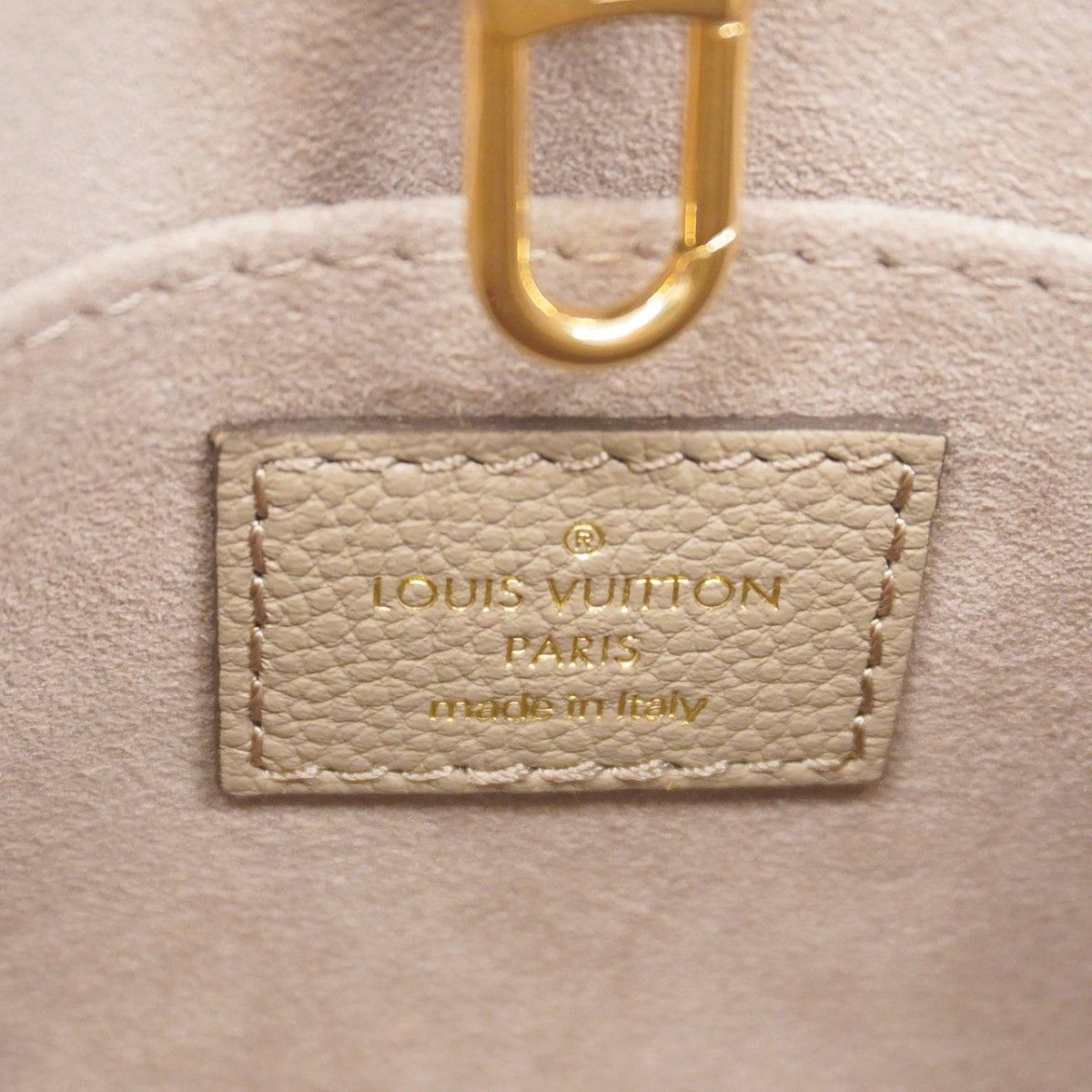 Louis Vuitton Handbag Monogram Empreinte Bicolor On The Go BB Tourterelle Cles — view 5