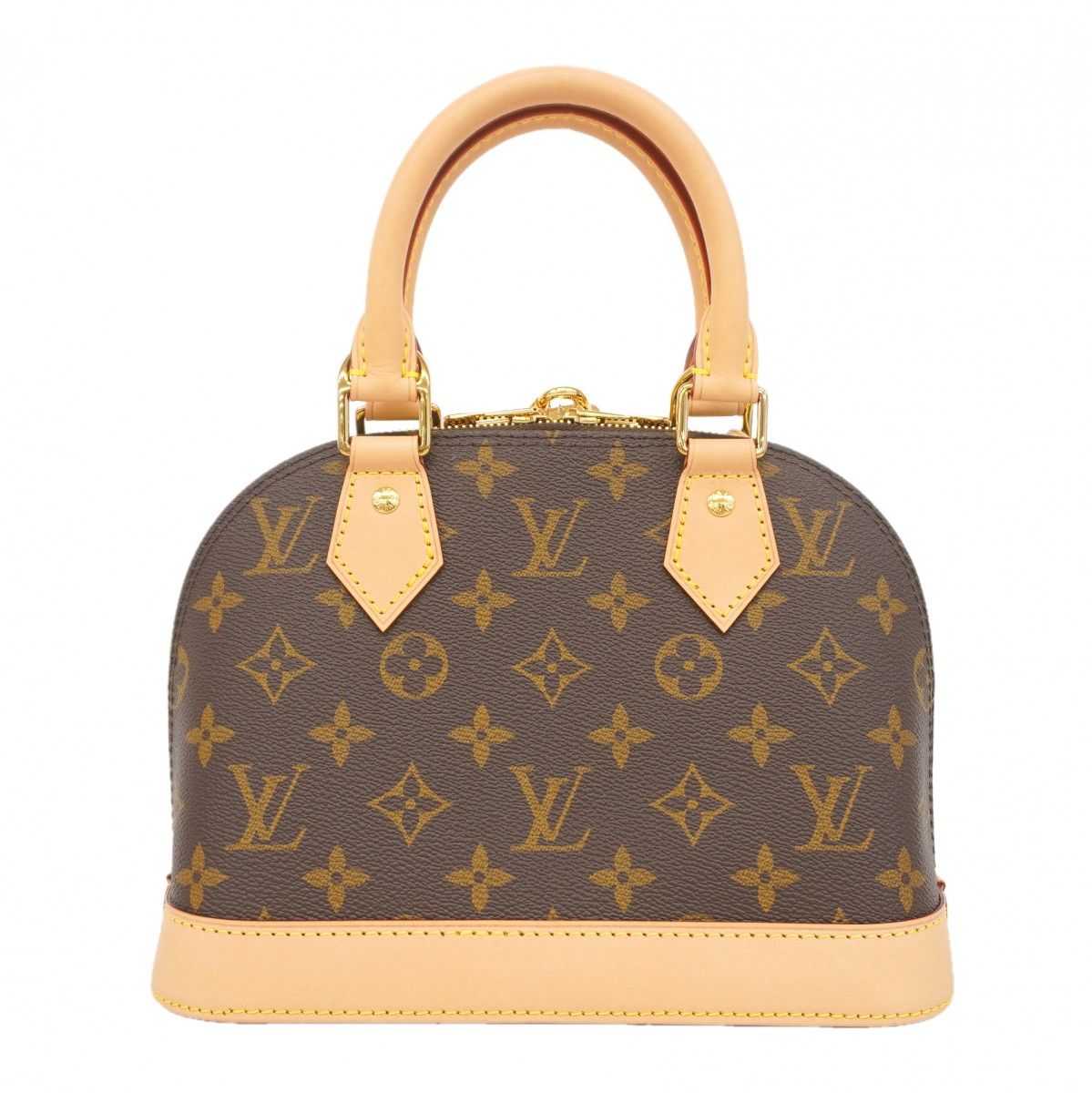 Louis Vuitton Handbag Monogram Alma BB Brown 2-Way — view 9