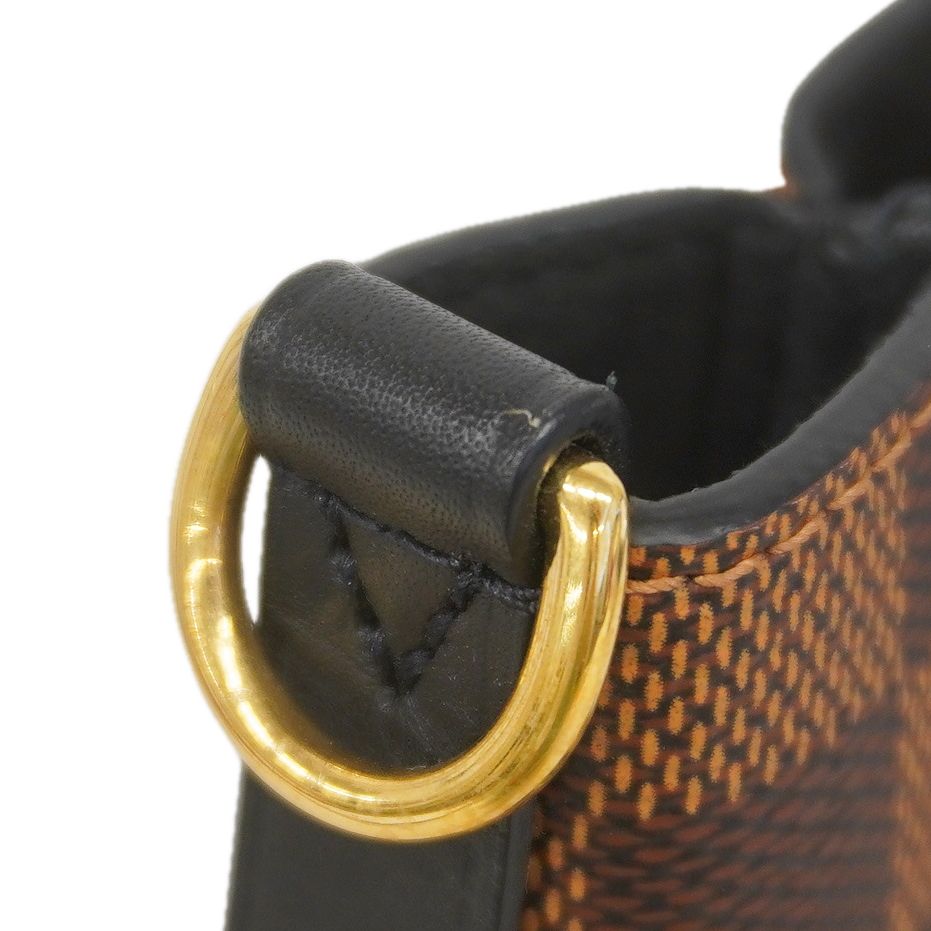 Louis Vuitton Handbag Damier Belmont NV BB Black Ebene — view 8