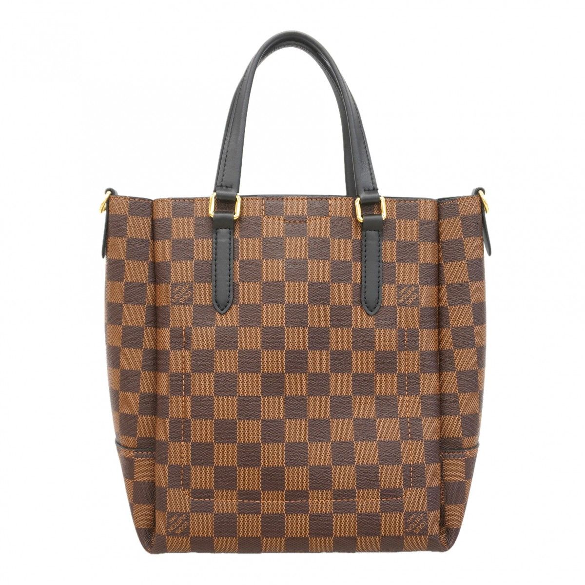 Louis Vuitton Handbag Damier Belmont NV BB Black Ebene — view 9