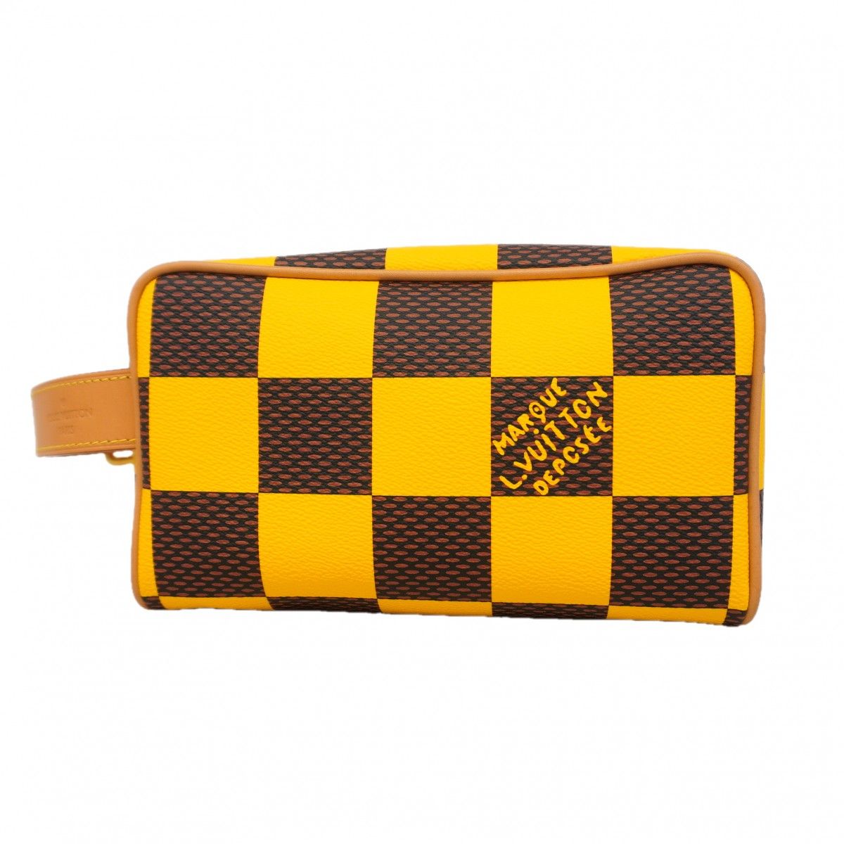 Louis Vuitton Handbag Damier Pop Rocker Dopp Kit Yellow