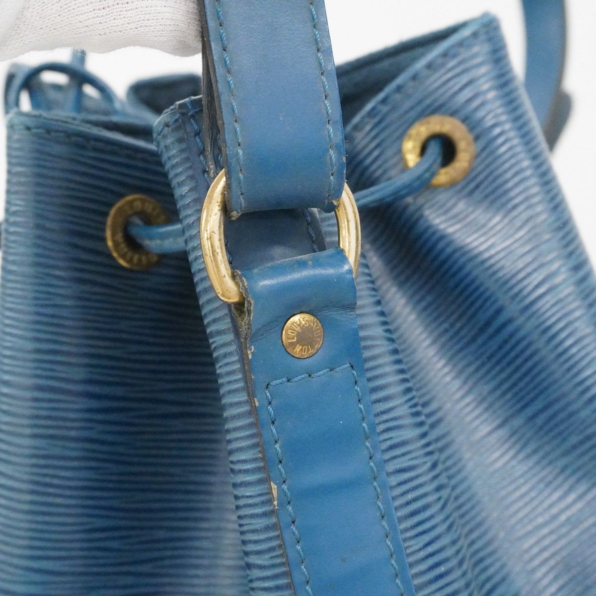 Louis Vuitton Shoulder Bag Epi Noe Toledo Blue — view 8