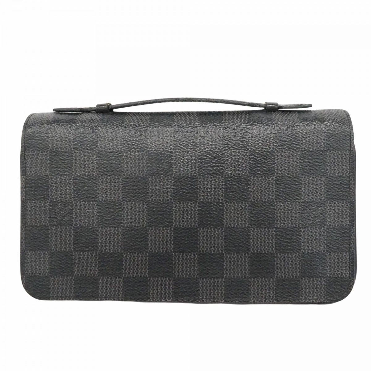 Louis Vuitton Wallet Damier Graphite Zippy XL Black