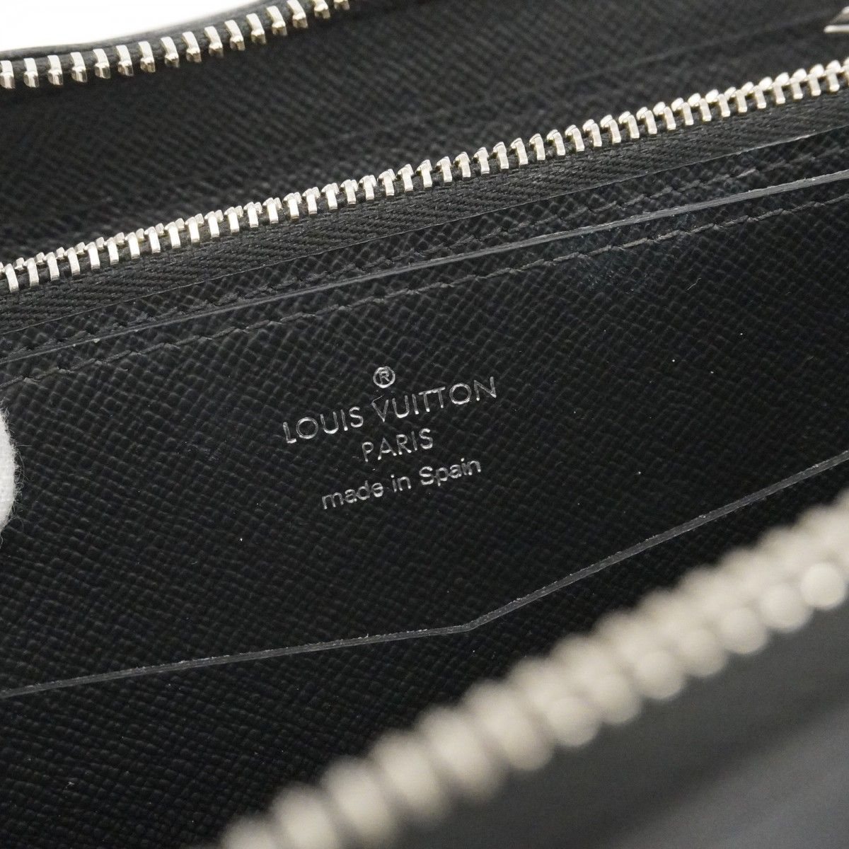 Louis Vuitton Wallet Damier Graphite Zippy XL Black — view 4