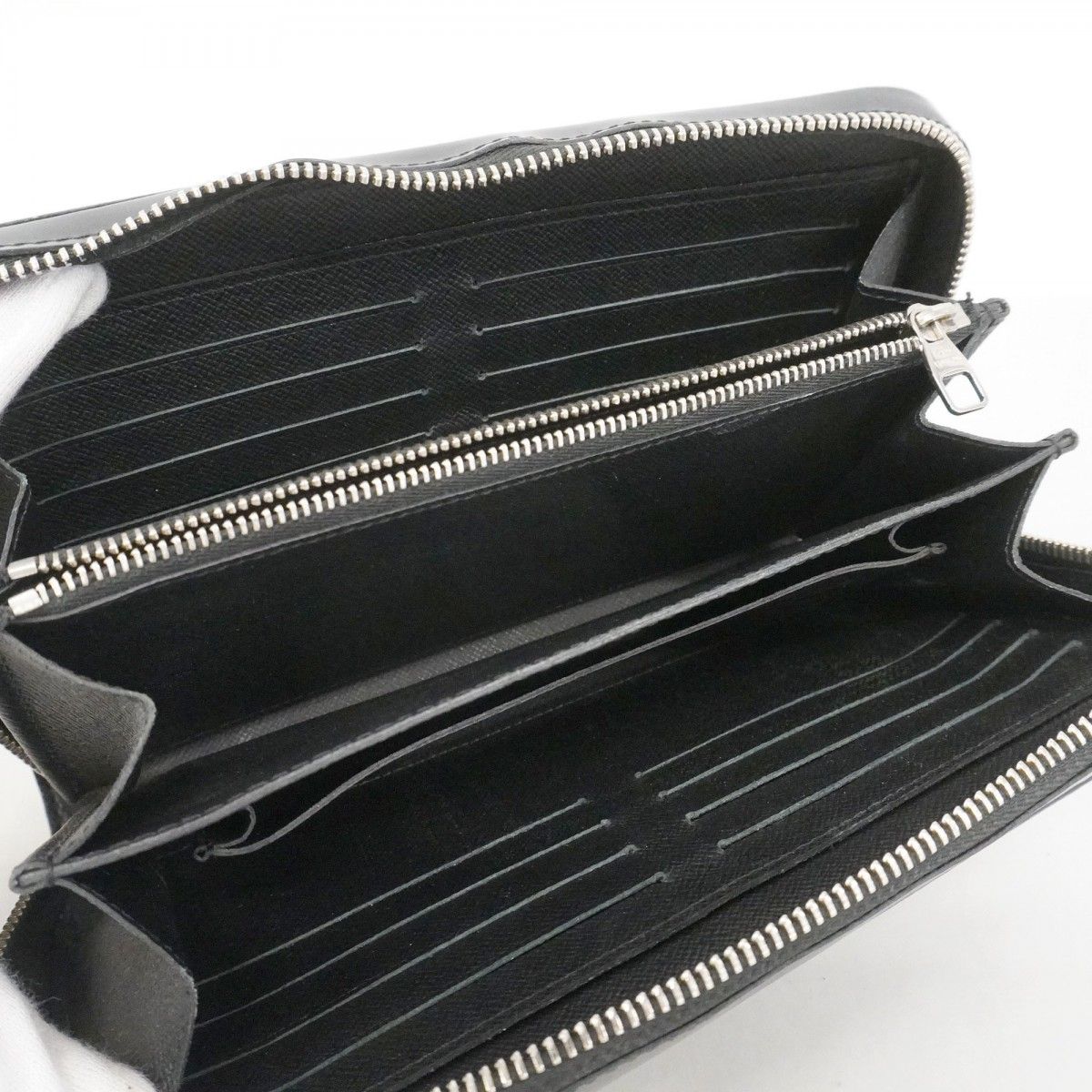 Louis Vuitton Wallet Damier Graphite Zippy XL Black — view 3