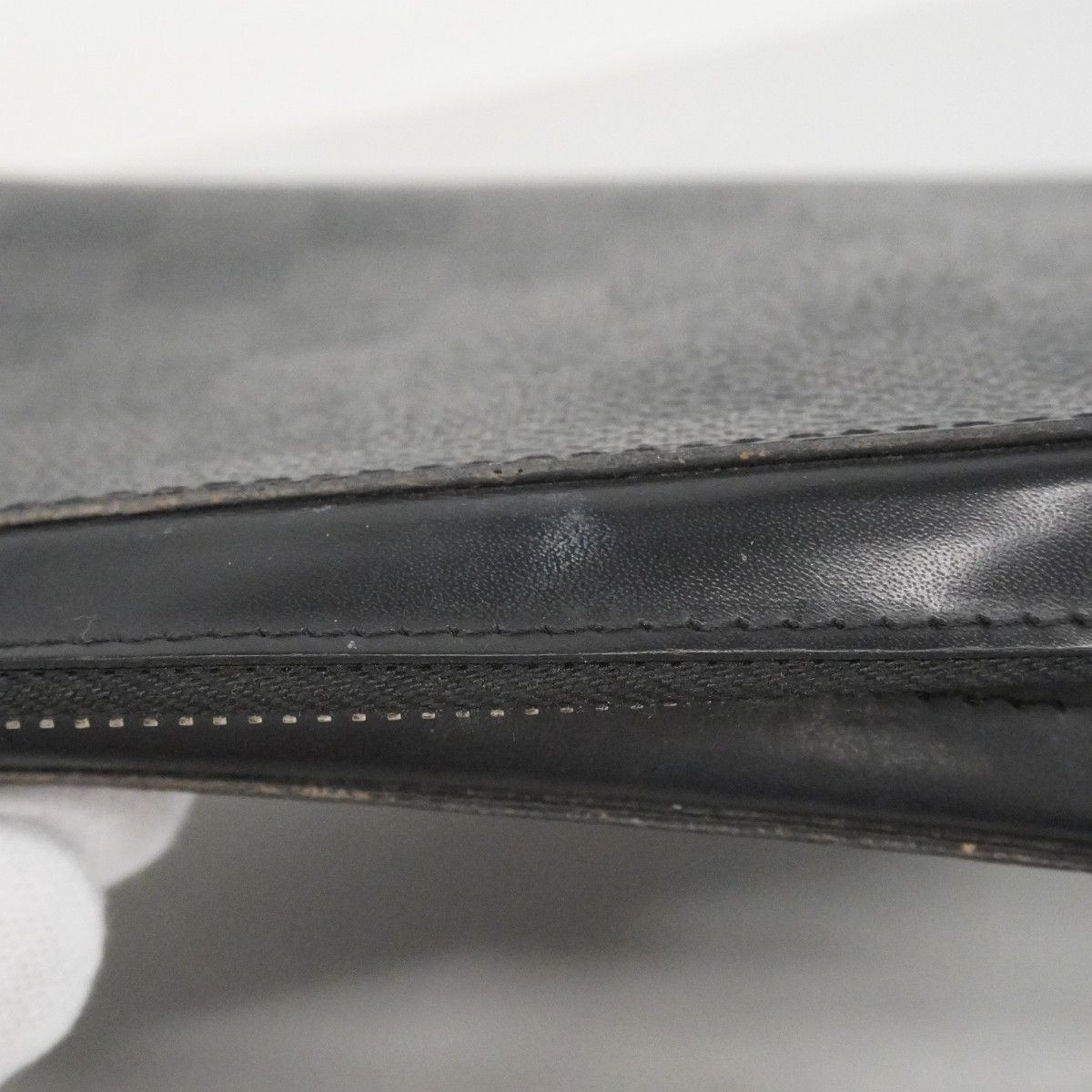 Louis Vuitton Wallet Damier Graphite Zippy XL Black — view 6