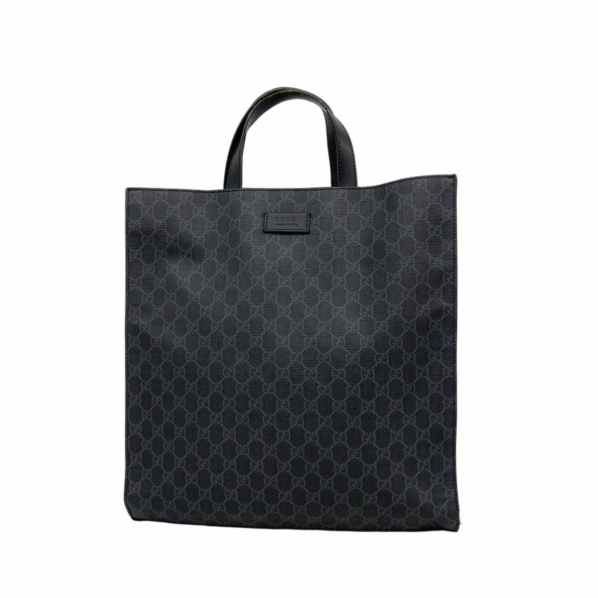 Gucci Tote GG Supreme Black Silver