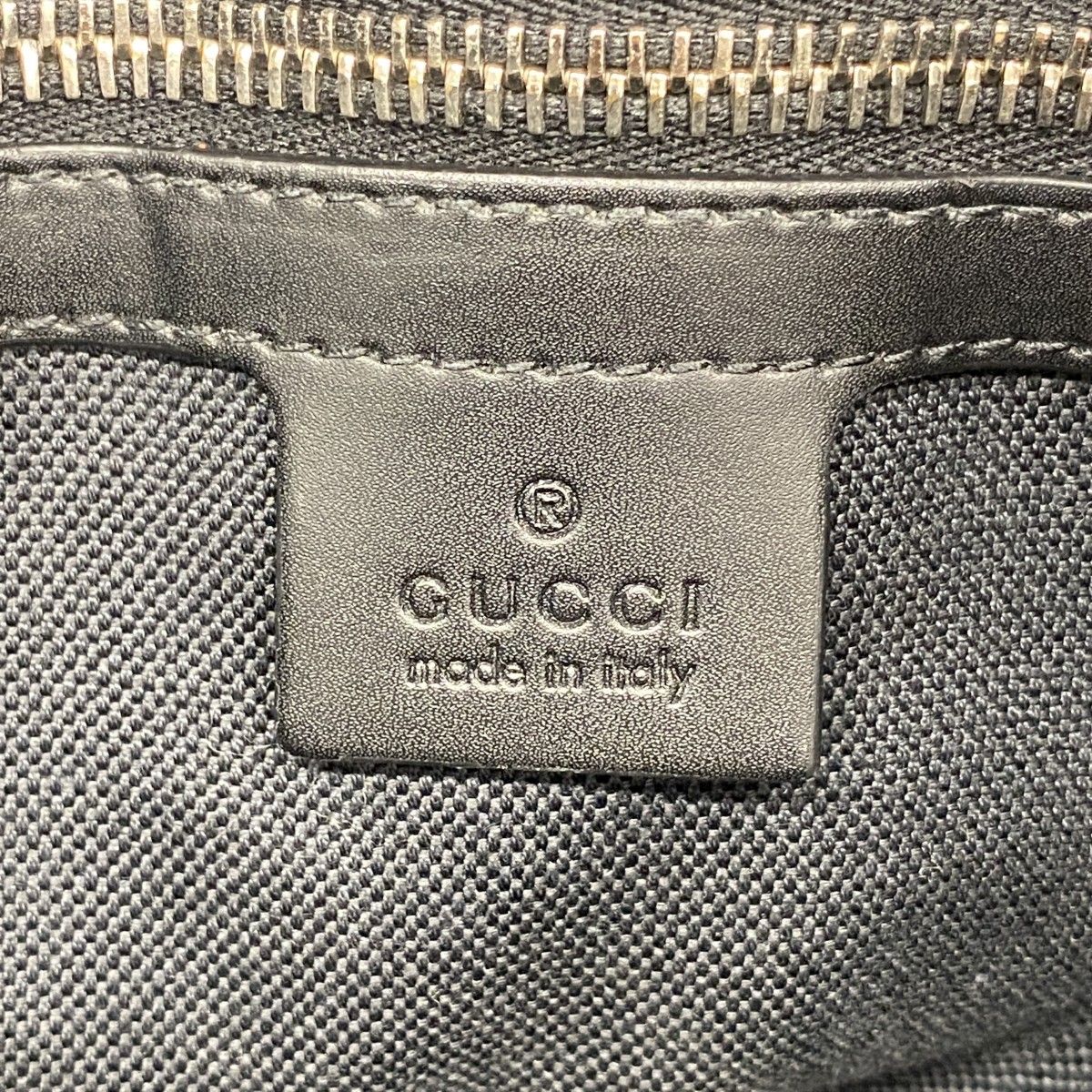 Gucci Tote GG Supreme Black Silver — view 5