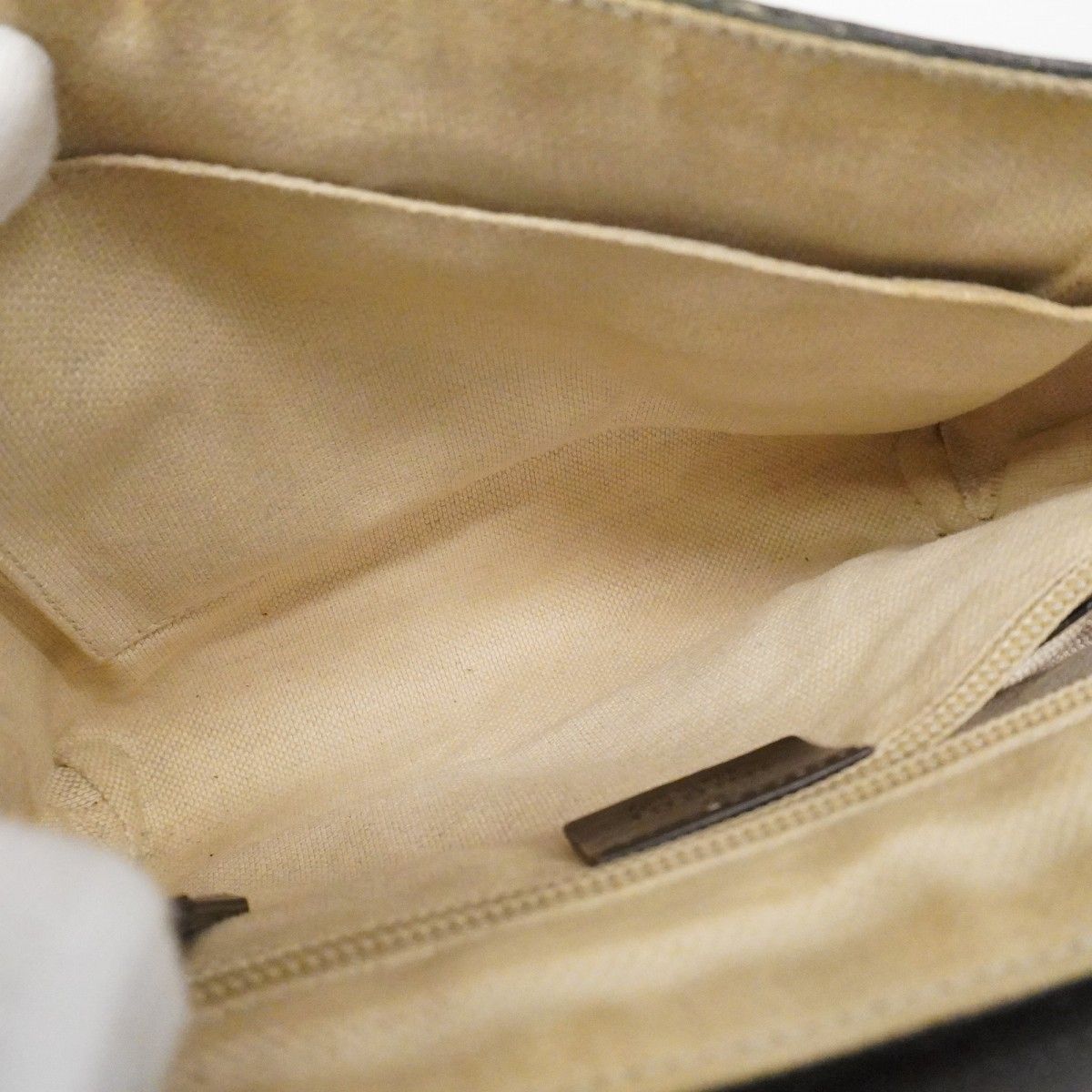 Gucci Shoulder Bag GG Supreme Brown Gold — view 4