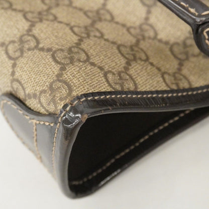 Gucci Tote GG Supreme Brown Gold — view 7