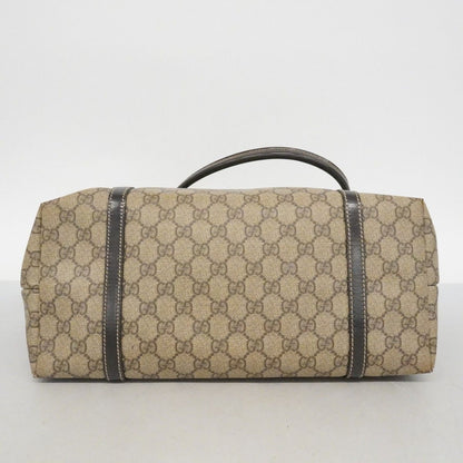 Gucci Tote GG Supreme Brown Gold — view 3
