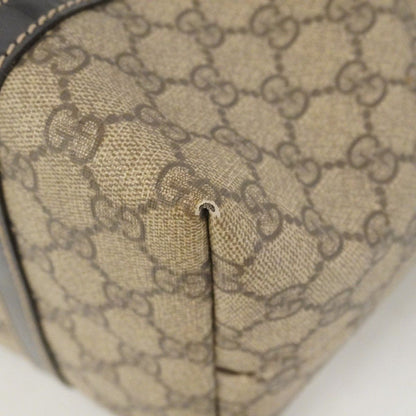 Gucci Tote GG Supreme Brown Gold — view 6