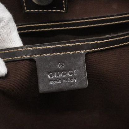 Gucci Tote GG Supreme Brown Gold — view 5