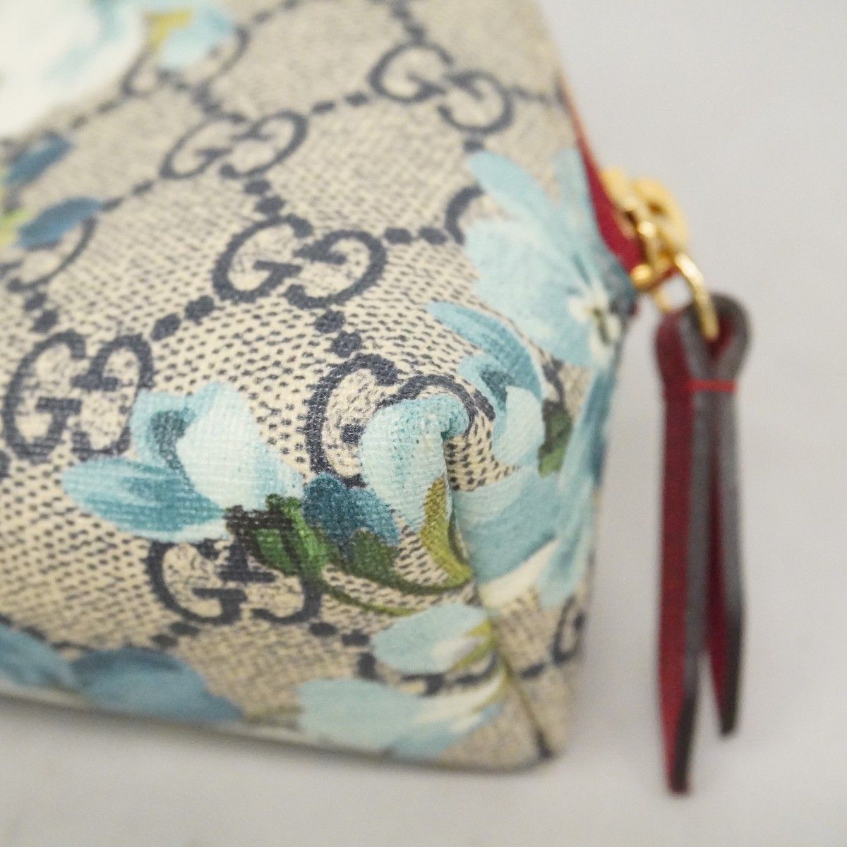 Gucci Pouch GG Blue Mus Gold — view 9
