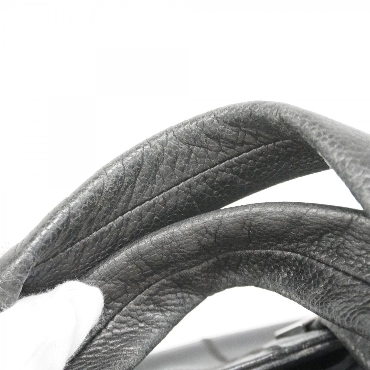 Chanel Handbag Choco Bar Caviar Leather Black Silver — view 7