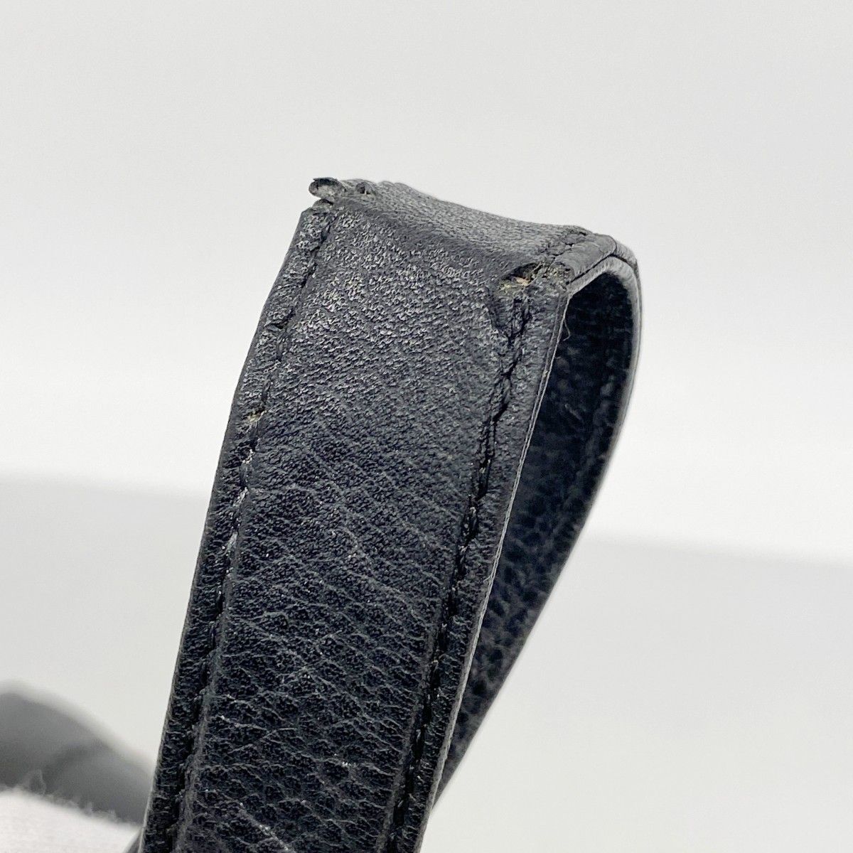 Chanel Shoulder Bag Choco Bar Leather Black Silver — view 6
