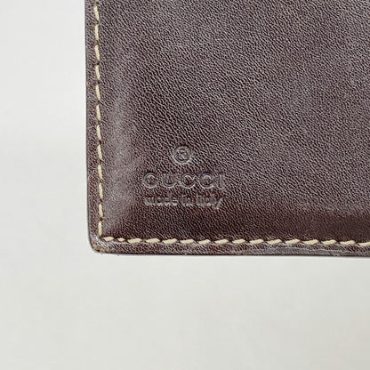 Gucci Wallet GG Supreme Brown Gold — view 4
