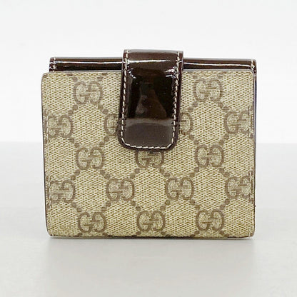 Gucci Wallet GG Supreme Brown Gold — view 8