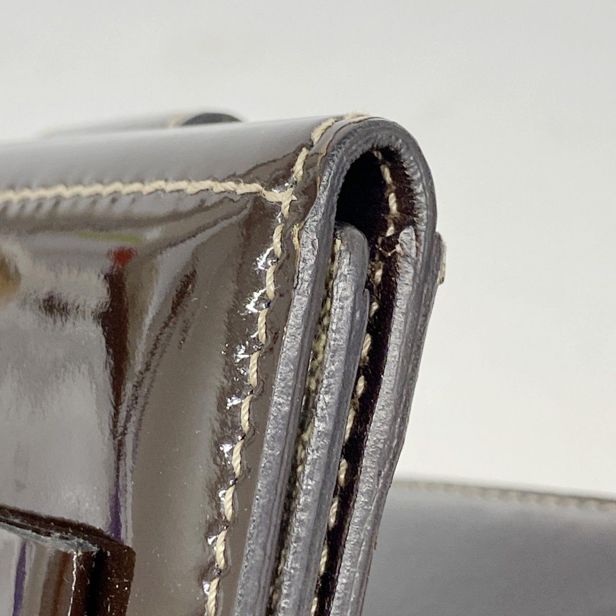 Gucci Wallet GG Supreme Brown Gold — view 6