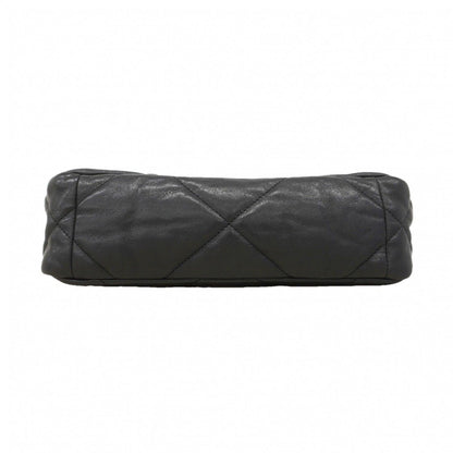 Chanel Shoulder Bag 19 Lambskin Black Gold Silver 2-Way — view 3