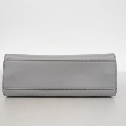 Gucci Handbag Bamboo Leather Gray Gold — view 3