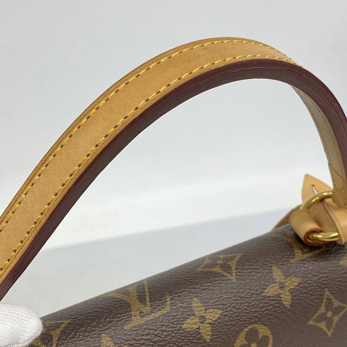 Louis Vuitton Handbag Monogram Cluny Mm Brown 2-Way — view 7