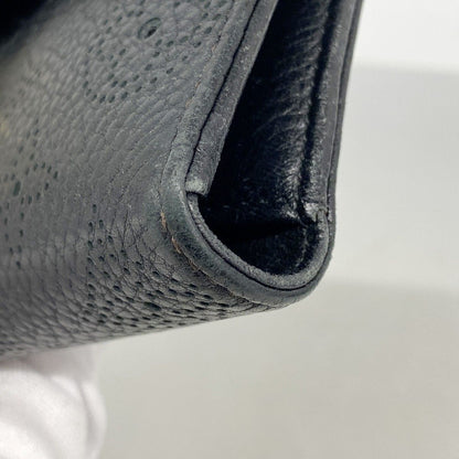 Louis Vuitton Trifold Wallet Mahina Portefeuille Amelia Noir — view 5