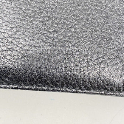 Louis Vuitton Trifold Wallet Mahina Portefeuille Amelia Noir — view 4