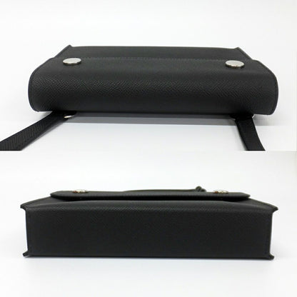 Hermes Heaven Nap to Go Shoulder Bag Black Epsom Silver Around — view 3