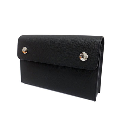Hermes Heaven Nap to Go Shoulder Bag Black Epsom Silver Around — view 8