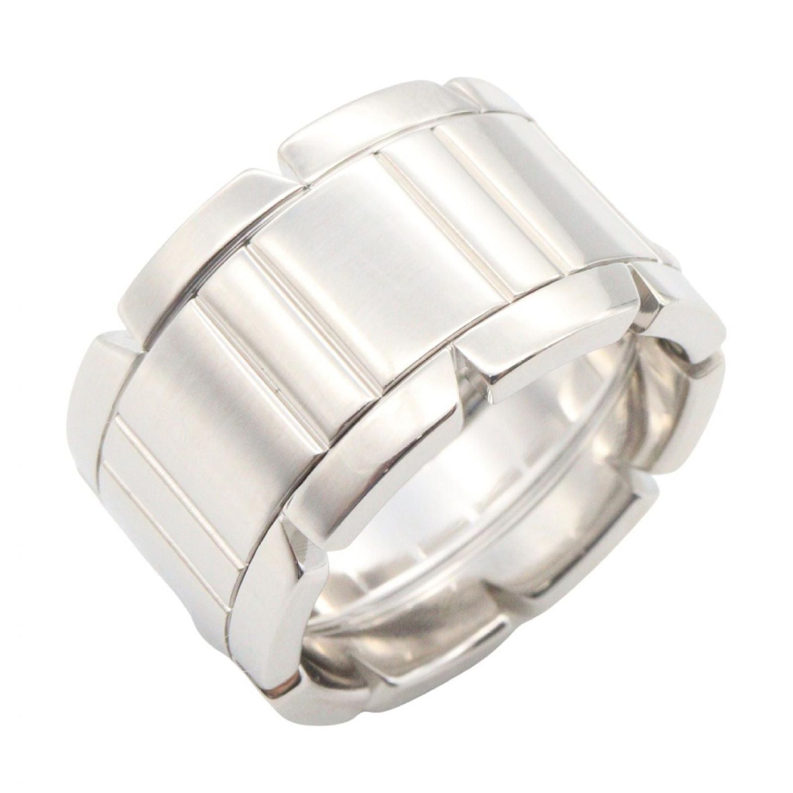 Cartier Ring Tank Francaise Large 18k White Gold