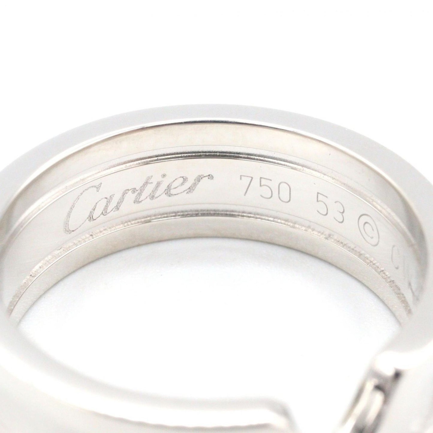 Cartier Ring C2 Small 18k White Gold — view 4