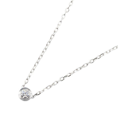 Cartier Necklace d'Amour SM Round Neck 37.5 40.5 cm 18k White Gold Diamond