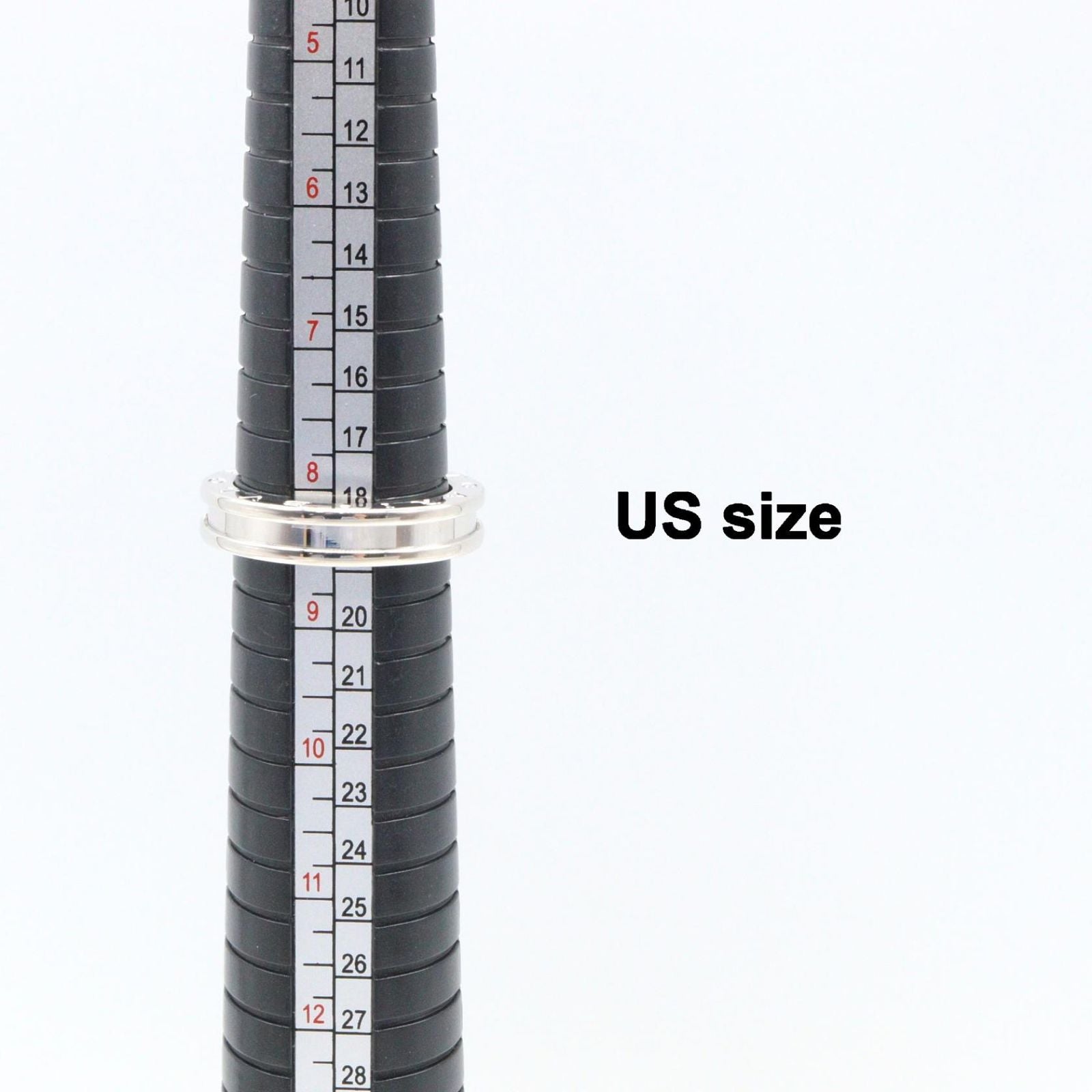Bvlgari Ring B.zero1 B-zero One Band 18k White Gold — view 6