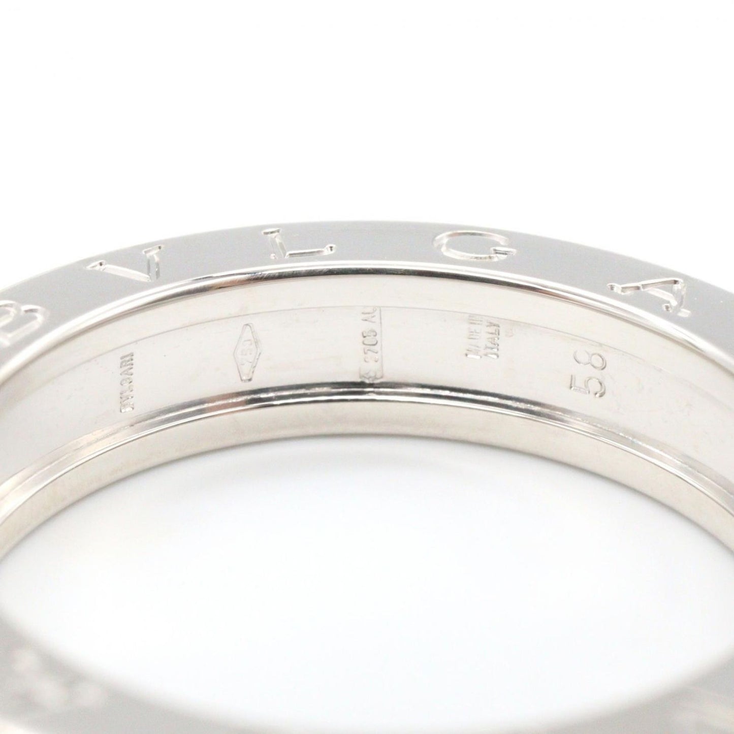 Bvlgari Ring B.zero1 B-zero One Band 18k White Gold — view 4