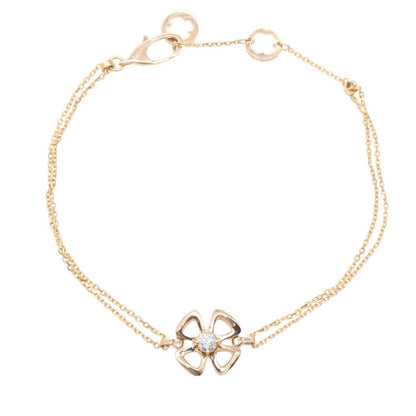 Bvlgari Bracelet Fioreva Sm 18k Pink Gold Diamond
