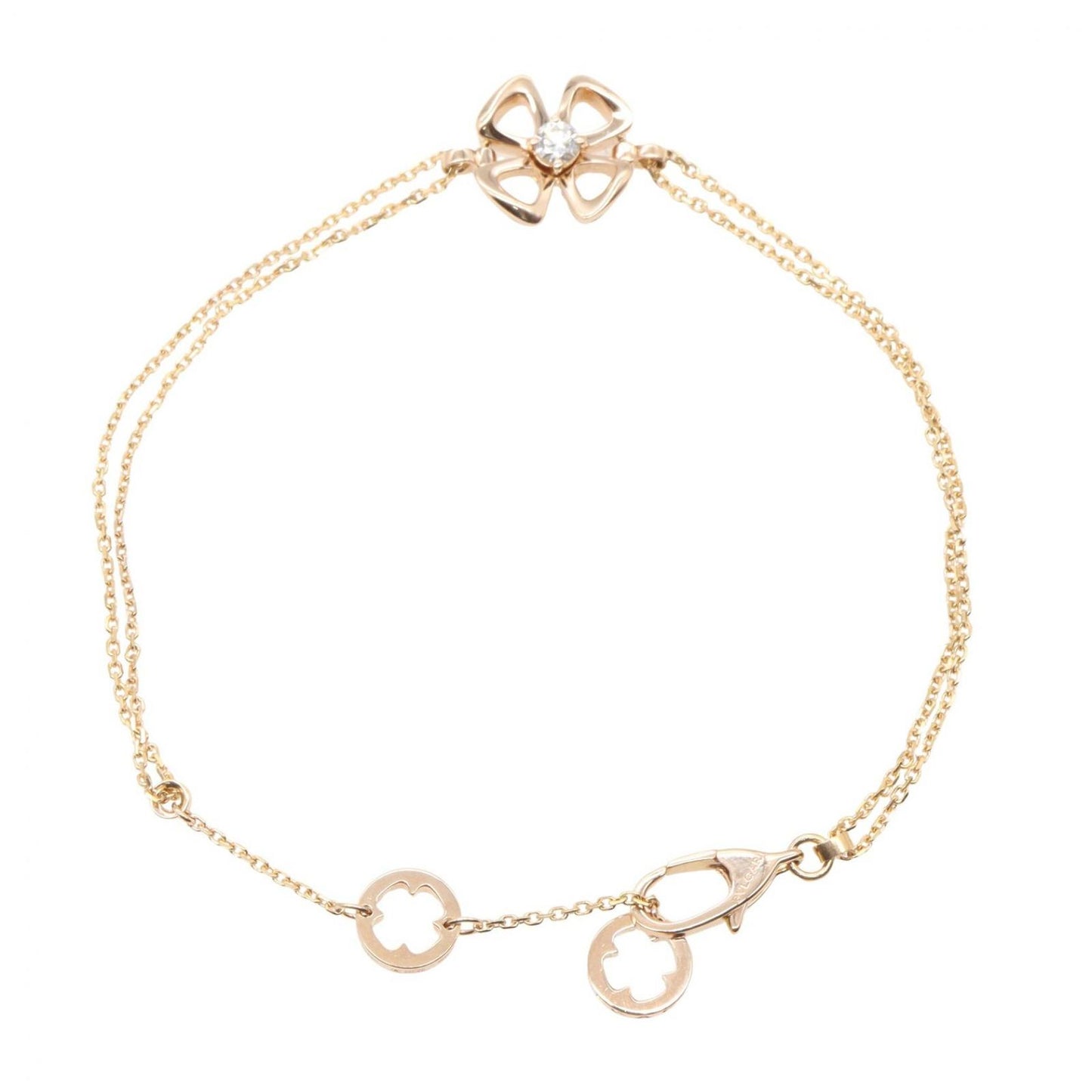 Bvlgari Bracelet Fioreva Sm 18k Pink Gold Diamond — view 2