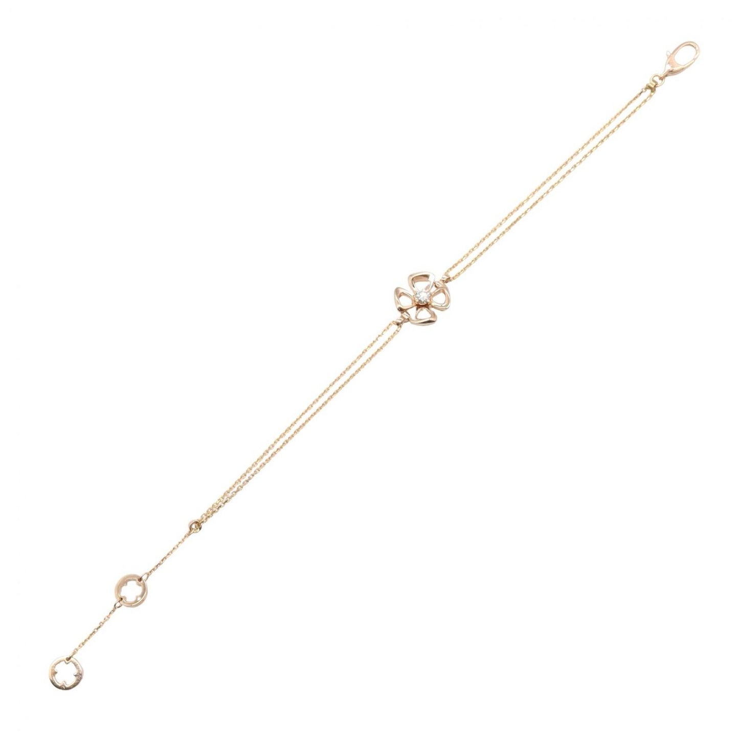 Bvlgari Bracelet Fioreva Sm 18k Pink Gold Diamond — view 3