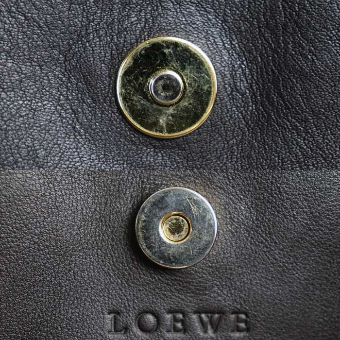 Loewe Anagram Suede Tote Beige Brown — view 6