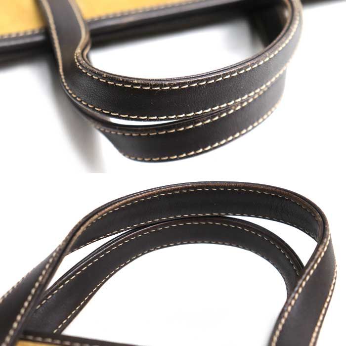Loewe Anagram Suede Tote Beige Brown — view 9