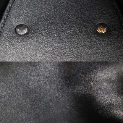 Saint Laurent Cassandra Logo Stitch Round Tote — view 5