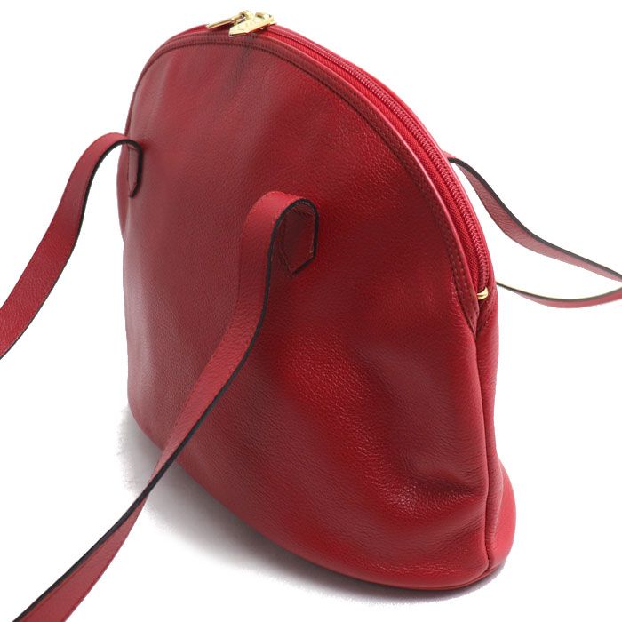 Saint Laurent Cassandra Logo Stitch Round Tote — view 2