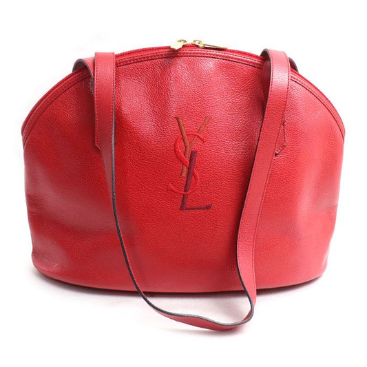 Saint Laurent Cassandra Logo Stitch Round Tote