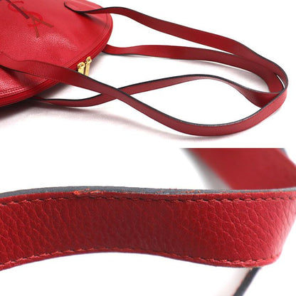 Saint Laurent Cassandra Logo Stitch Round Tote — view 6