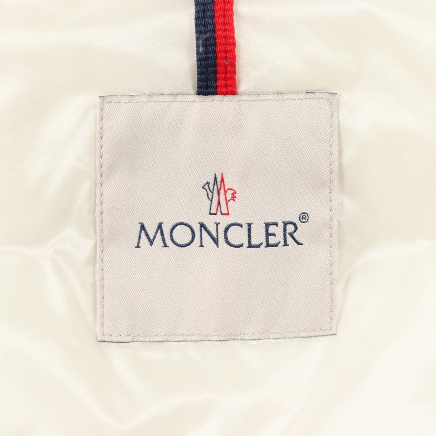 Moncler Down Jacket Salzman Hooded White Nylon Keid — view 3