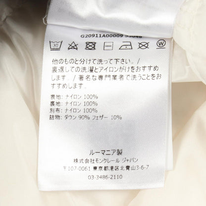 Moncler Down Jacket Salzman Hooded White Nylon Keid — view 4