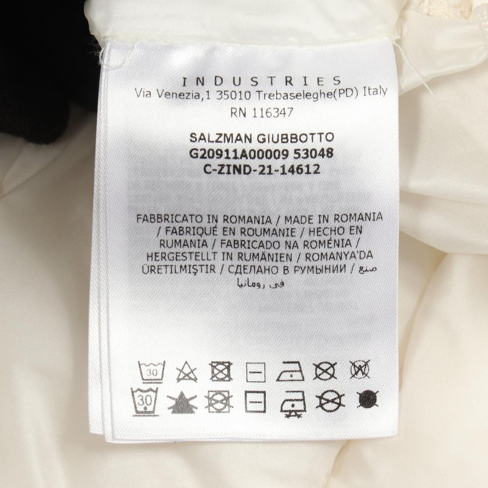 Moncler Down Jacket Salzman Hooded White Nylon Keid — view 5